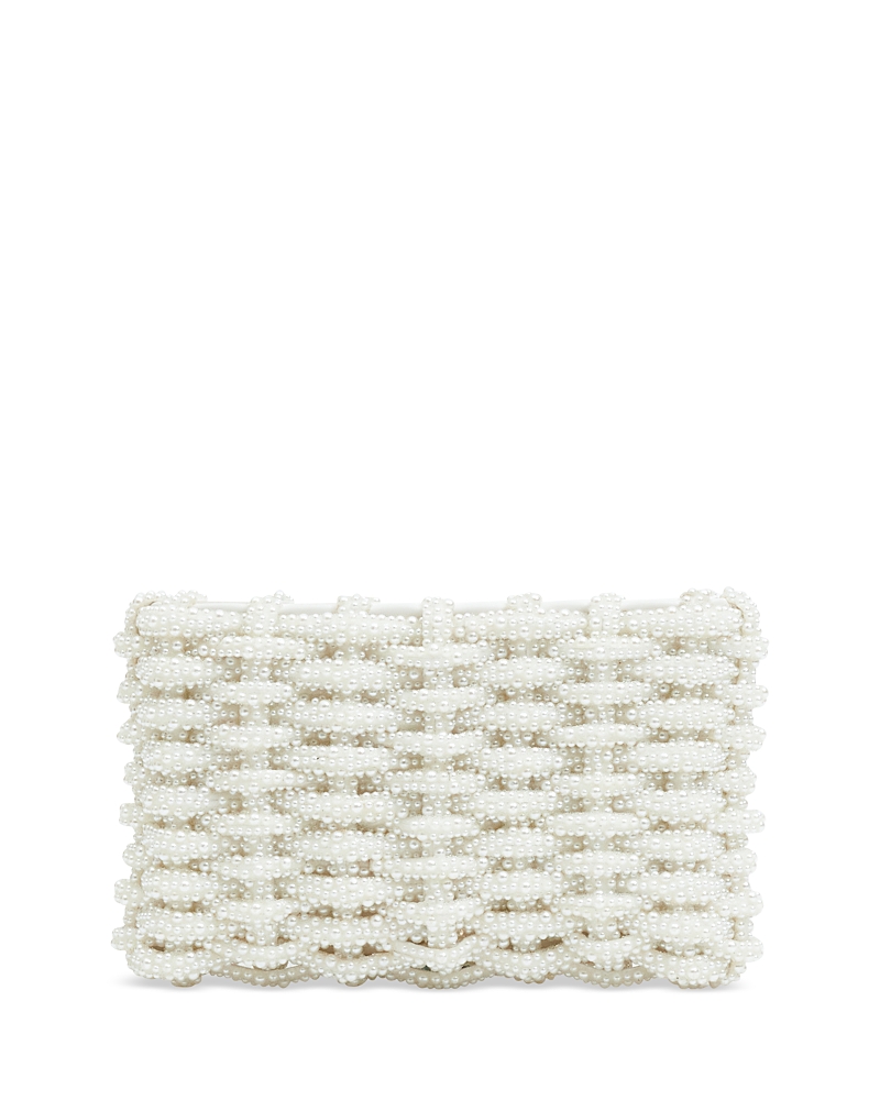 Simkhai Morgan Embellished Woven Clutch