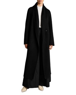 Wool & Cashmere Shawl Collar Long Coat