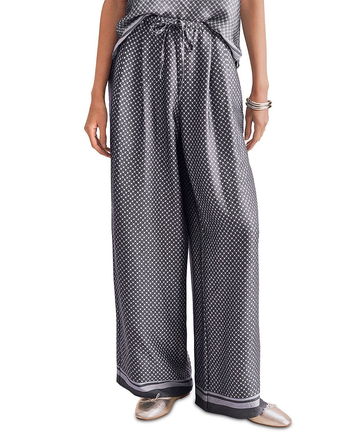 Splendid Valerie Pleated Print Pants