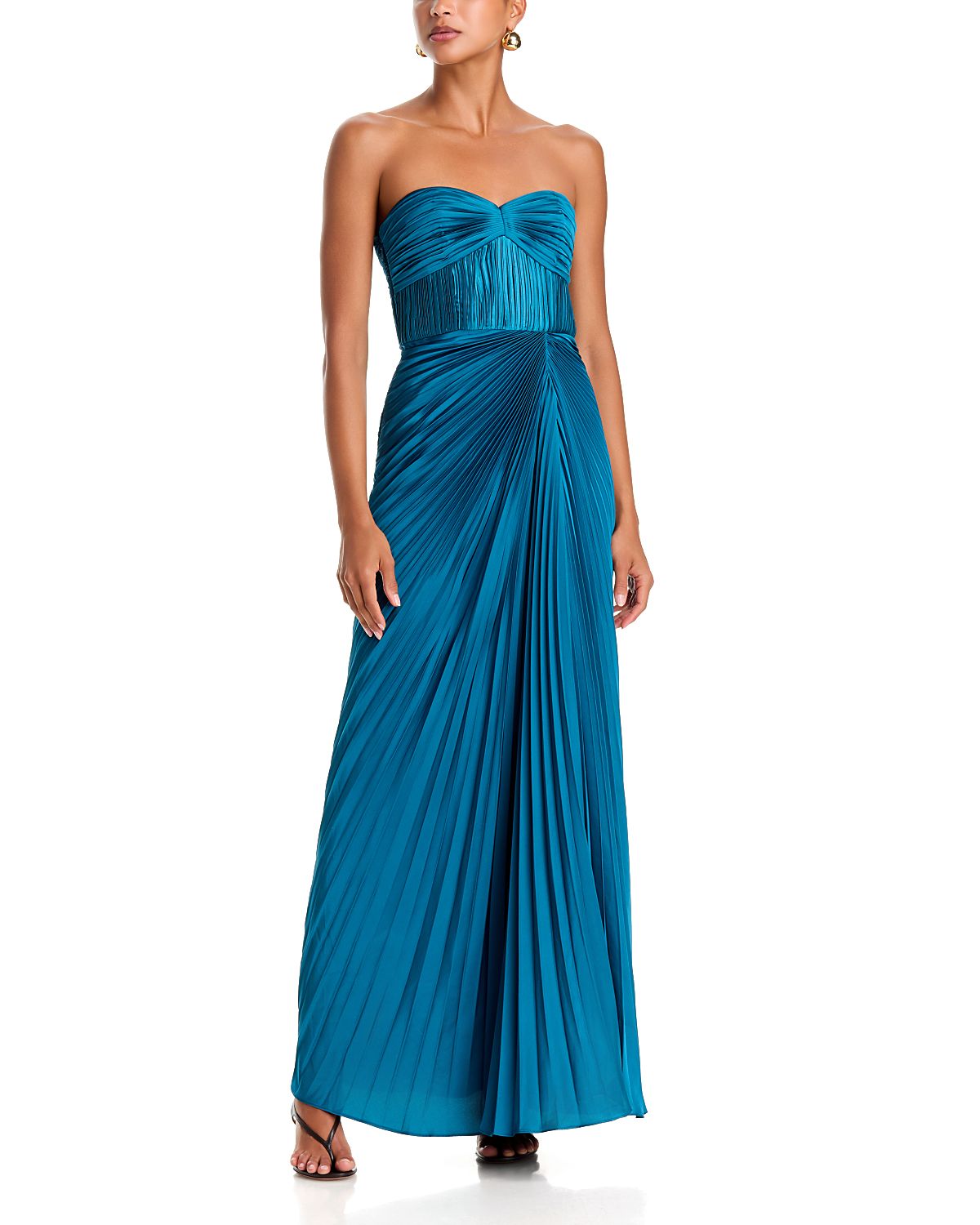 Amur Joyceanne Plisse Gown