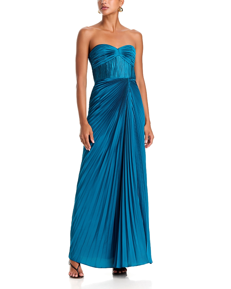 Amur Joyceanne Plisse Gown
