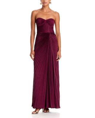 Joyceanne Pliss&eacute; Gown