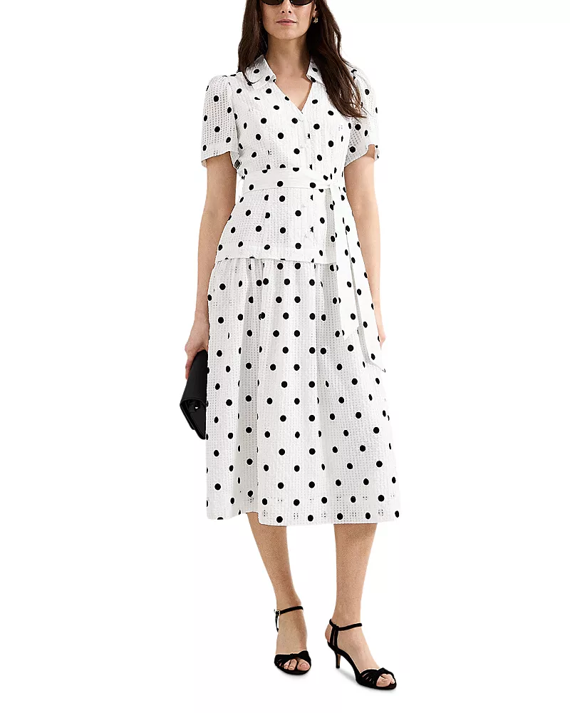 Phase Eight Adele Collared Midi Dress