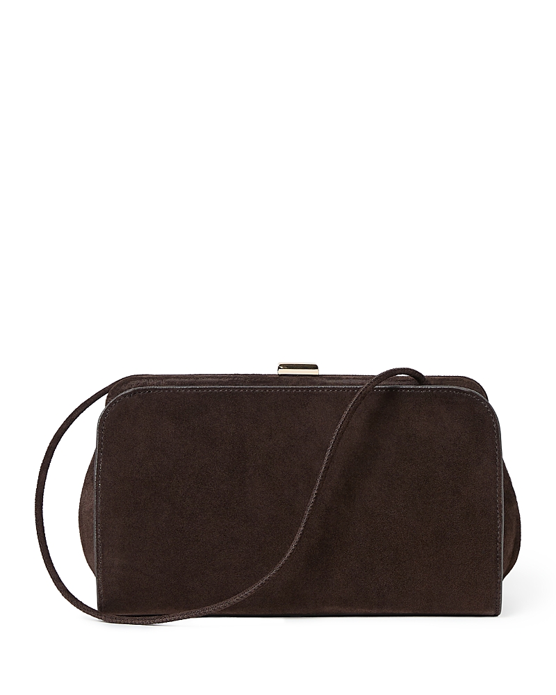 Loeffler Randall Zella Small Suede Clutch