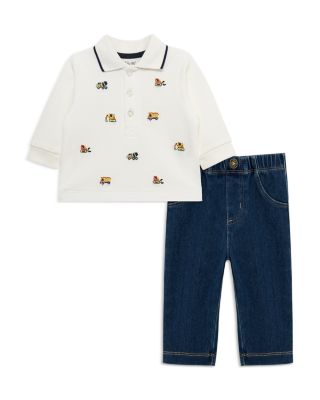 Boys' Tiny Trucks Polo Top & Denim Pants Set - Baby
