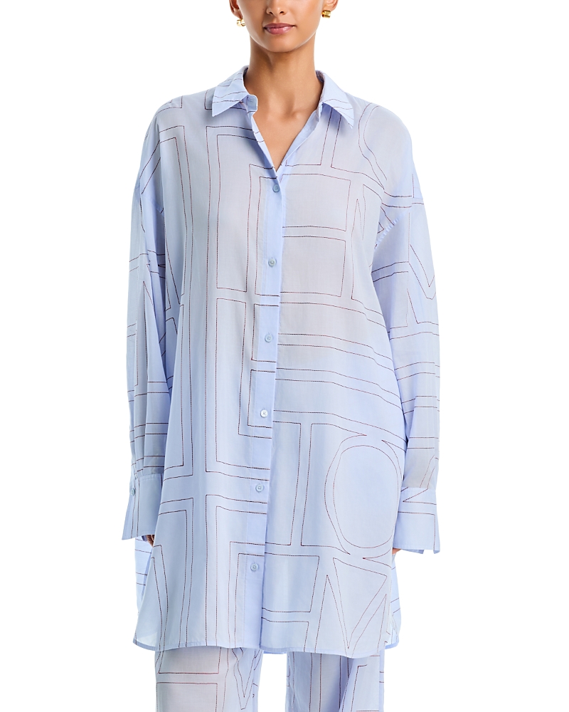 Toteme Monogram Long Summer Shirt