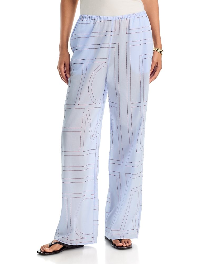 Toteme Monogram Pajama Pants