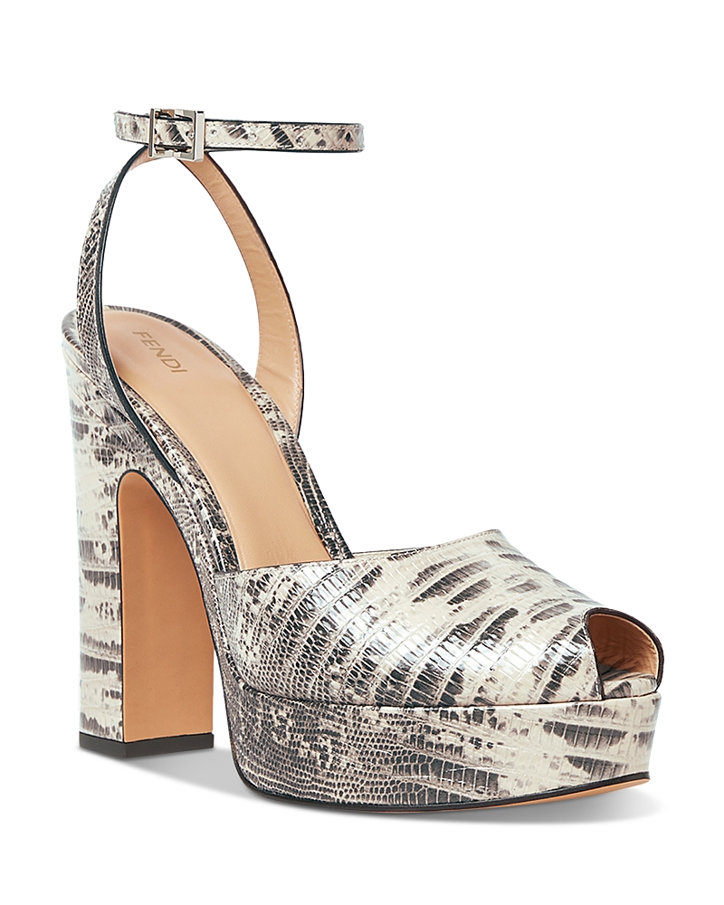 Fendi Women's After 9 Peep Toe Platform Sandals