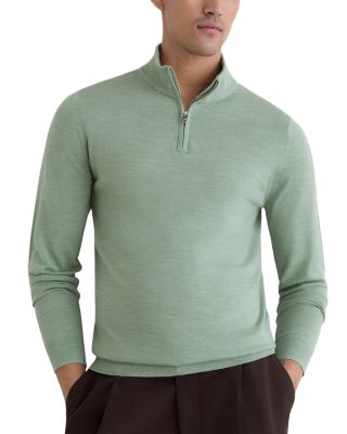 Blackhall Merino Funnel Neck Half Zip Pullover