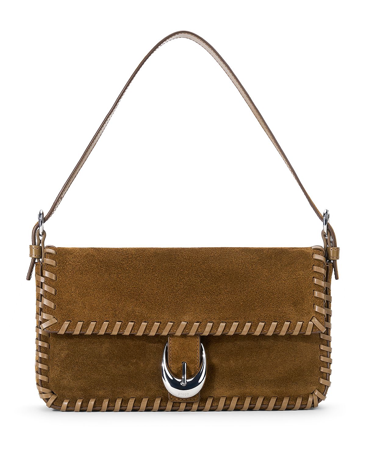 Staud Harlow Suede Top Handle Bag