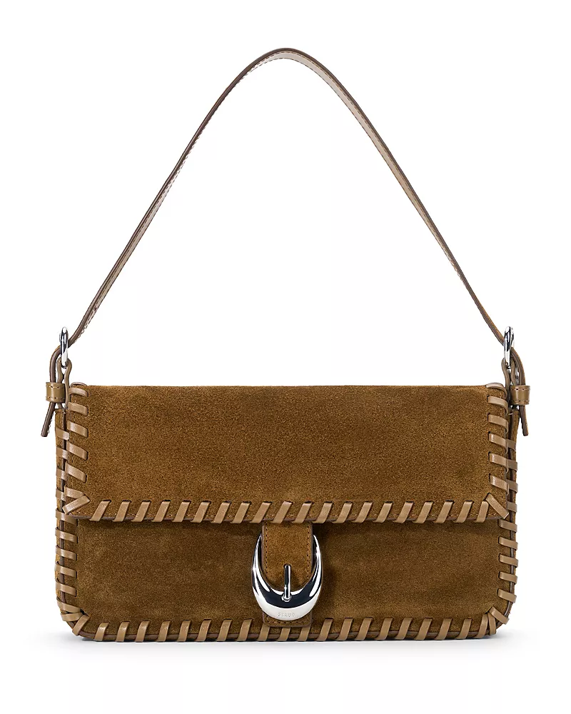 Staud Harlow Suede Top Handle Bag