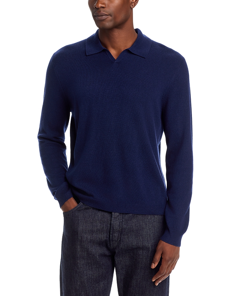 The Men's Store at Bloomingdale's Johnny Collar Wool Cashmere Polo Shirt - Exclusive