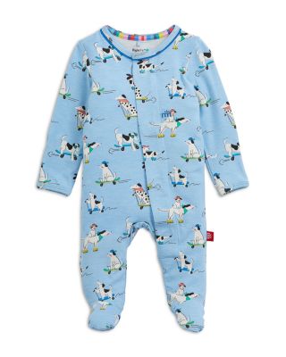 Magnetic Me Boys' Ruff Riders Footie - Baby In Brown