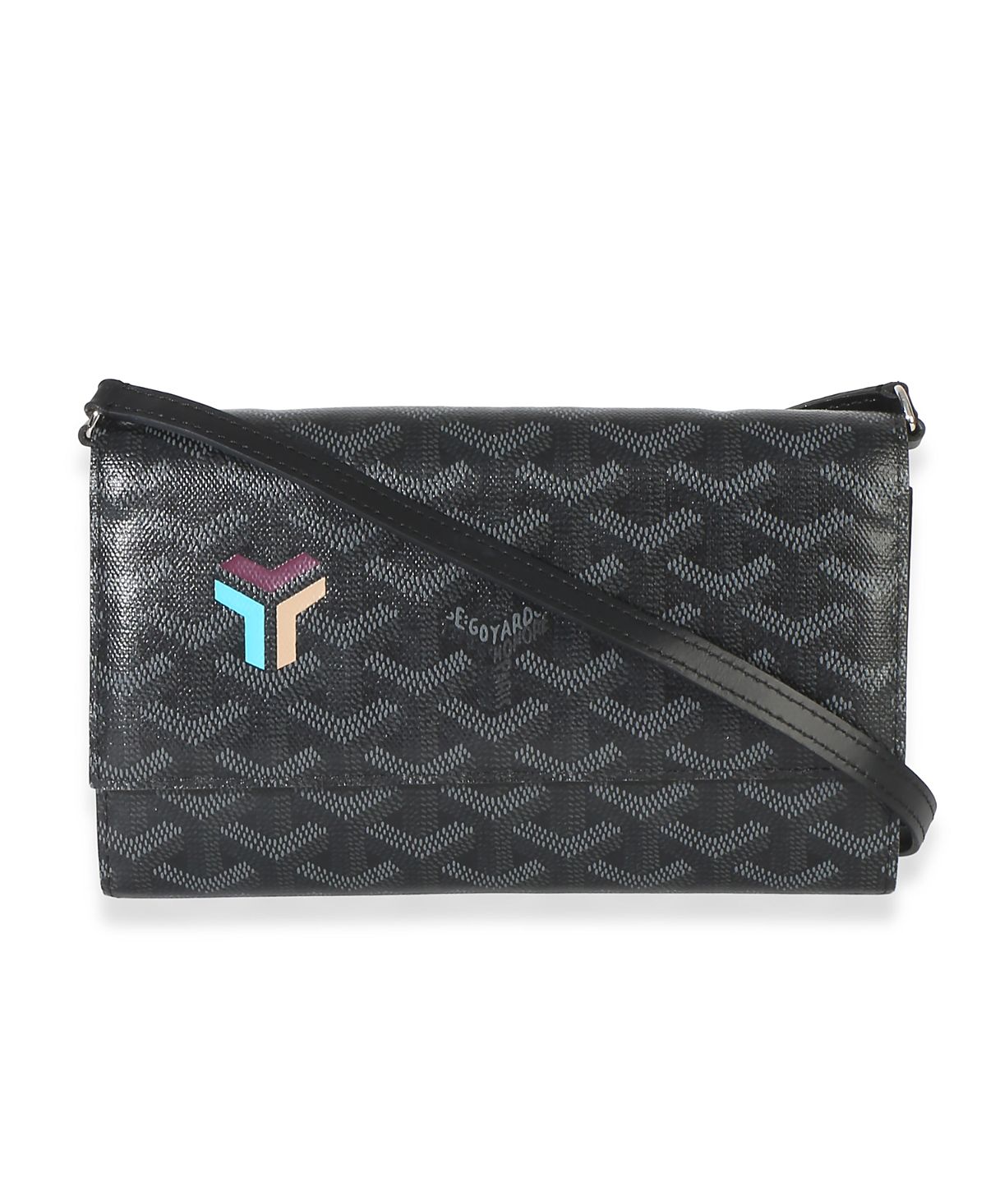 Pre-Owned Goyard Varenne Limited Continental Wallet Canvas Handbag
