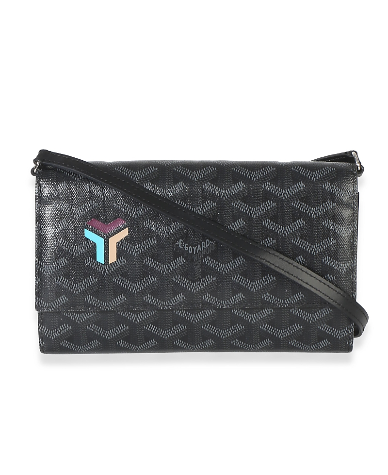 Pre-Owned Goyard Varenne Limited Continental Wallet Canvas Handbag