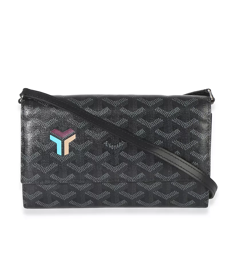 Pre-Owned Goyard Varenne Limited Continental Wallet Canvas Handbag