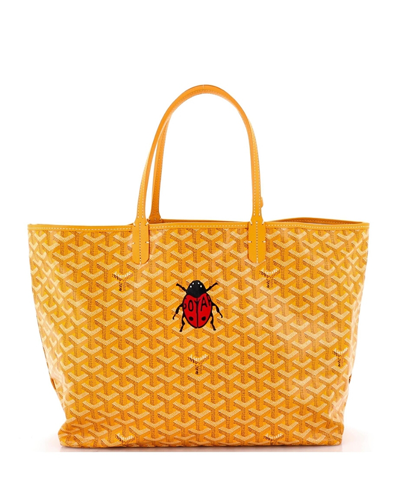 Pre-Owned Goyard Pm Saint Louis Tote Printed Coated Canvas