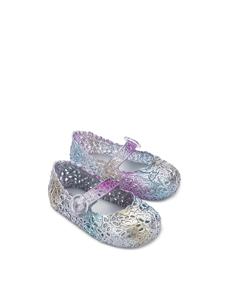 Mini Melissa Girls' Pollen Ballerina Flats - Toddler, Little Kid