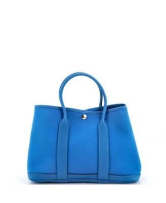 30 Garden Party Tote Toile and Leather