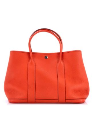 36 Garden Party Tote Leather