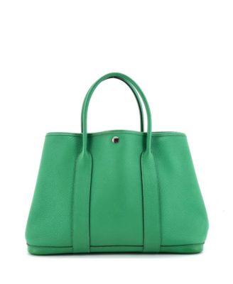 36 Garden Party Tote Leather with Printed Interior