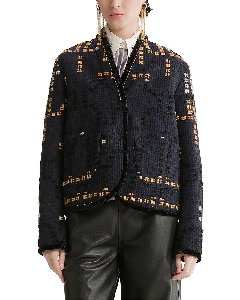 forte_forte Samarcanda Jacquard Blouson Jacket