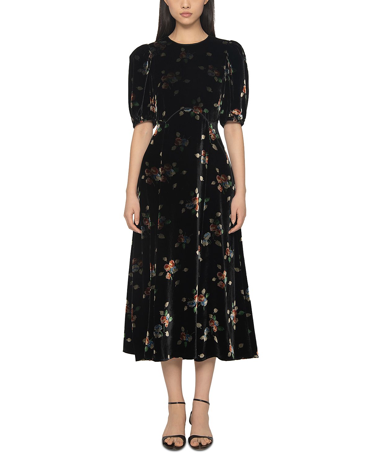 Sea Leda Velvet Midi Dress