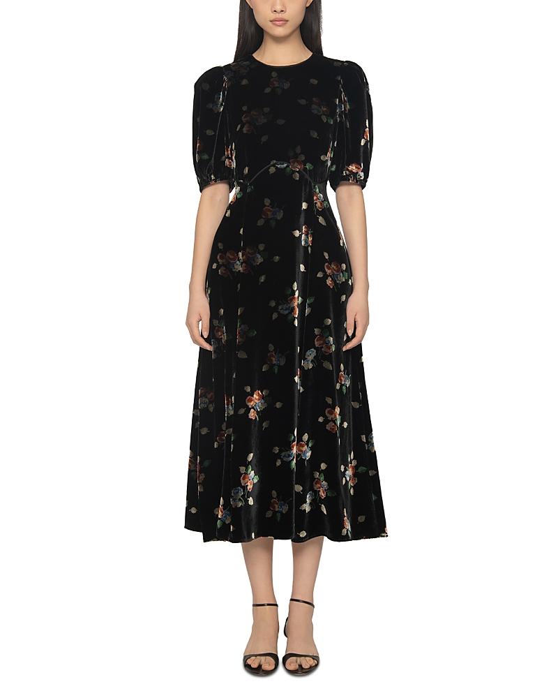 Sea Leda Velvet Midi Dress