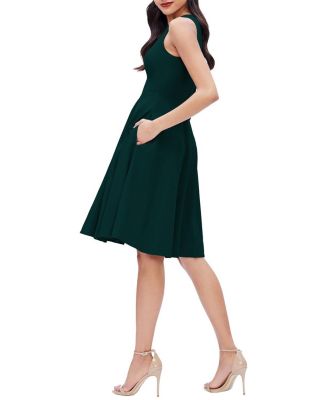 Catalina V-Neck A-Line Midi Dress - thumbnail 10