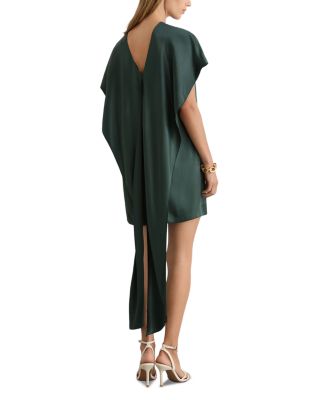 Alice Satin Cape Mini Dress - thumbnail 3