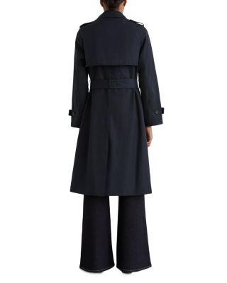 Azura Hooded Double Breasted Trench Coat - thumbnail 2