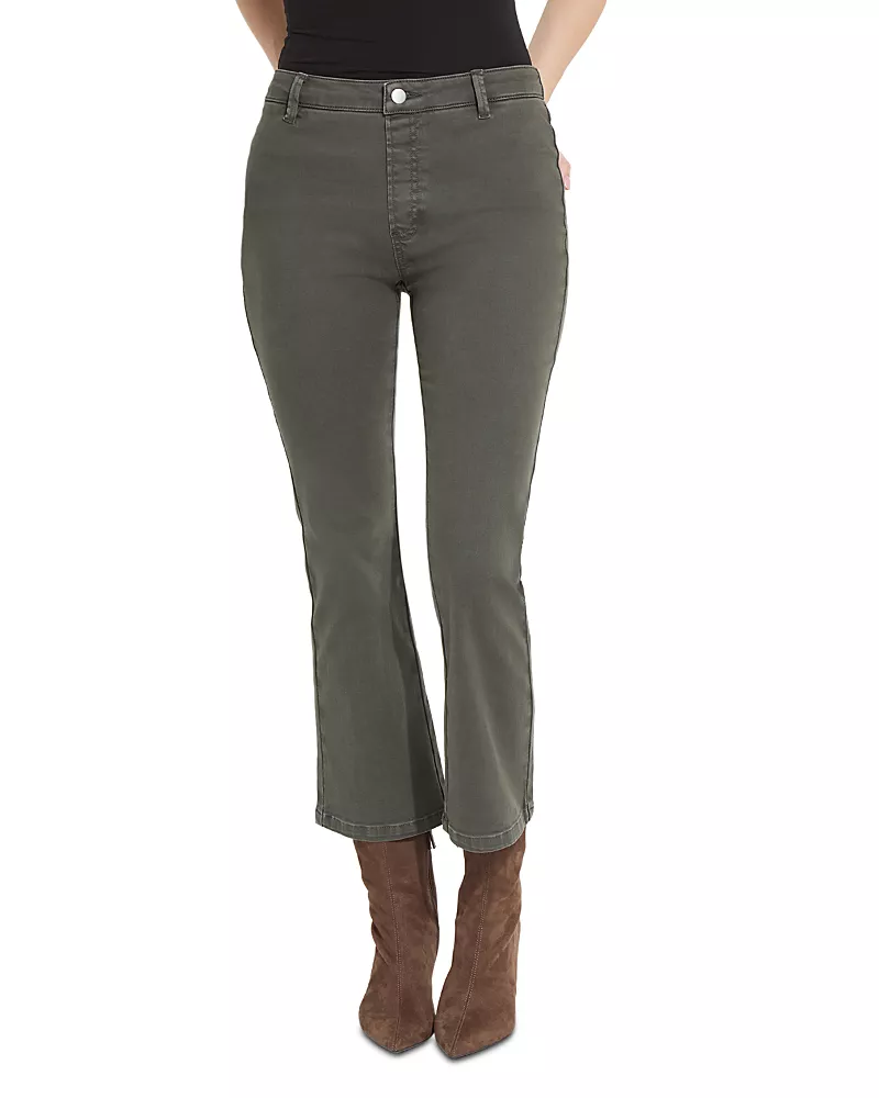 Lysse Estelle Everyday Ankle Flare Jeans in Asutex Mosswood
