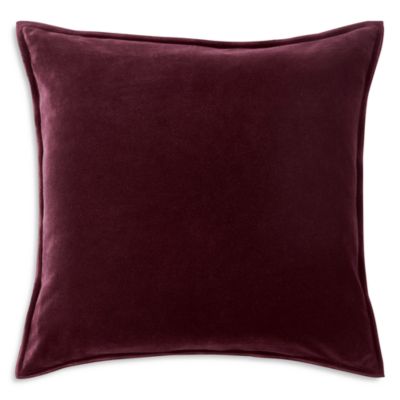 Harewood Reversible Cotton Velvet Euro Sham, Pair