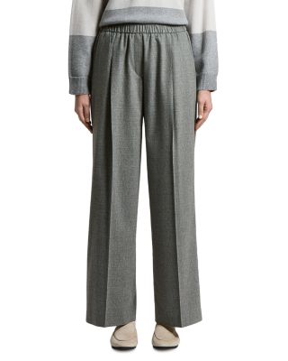 Wool & Cashmere Stretch Flannel Pants