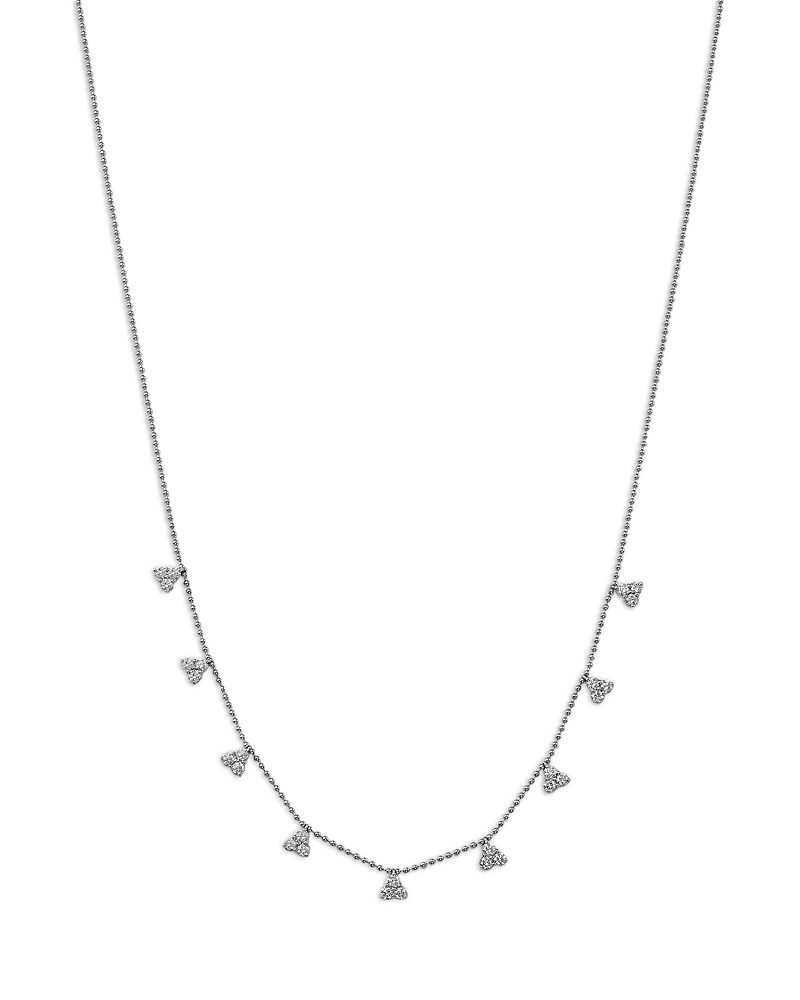 Bloomingdale's Fine Collection Diamond Droplet Necklace in 14K Gold, 0.70 tcw · 18 inch