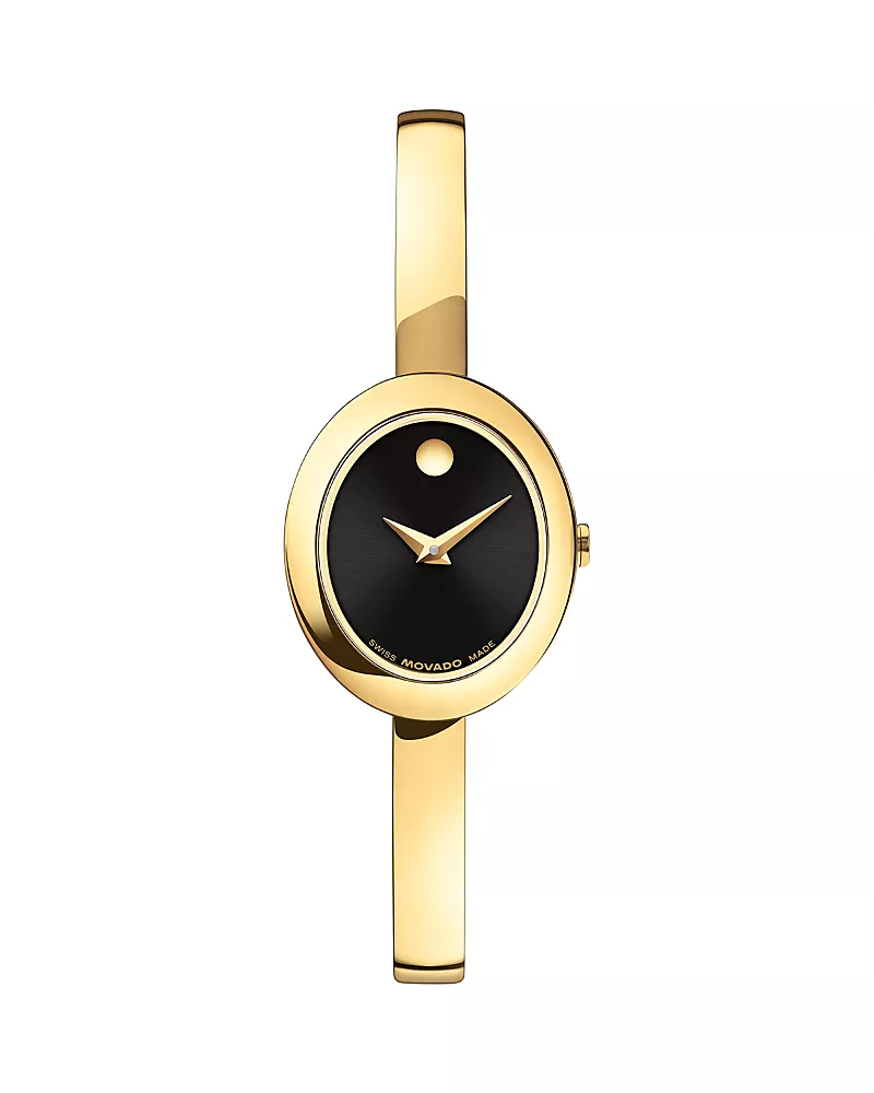 Movado Museum Bangle Oval Watch, 22m x 26mm