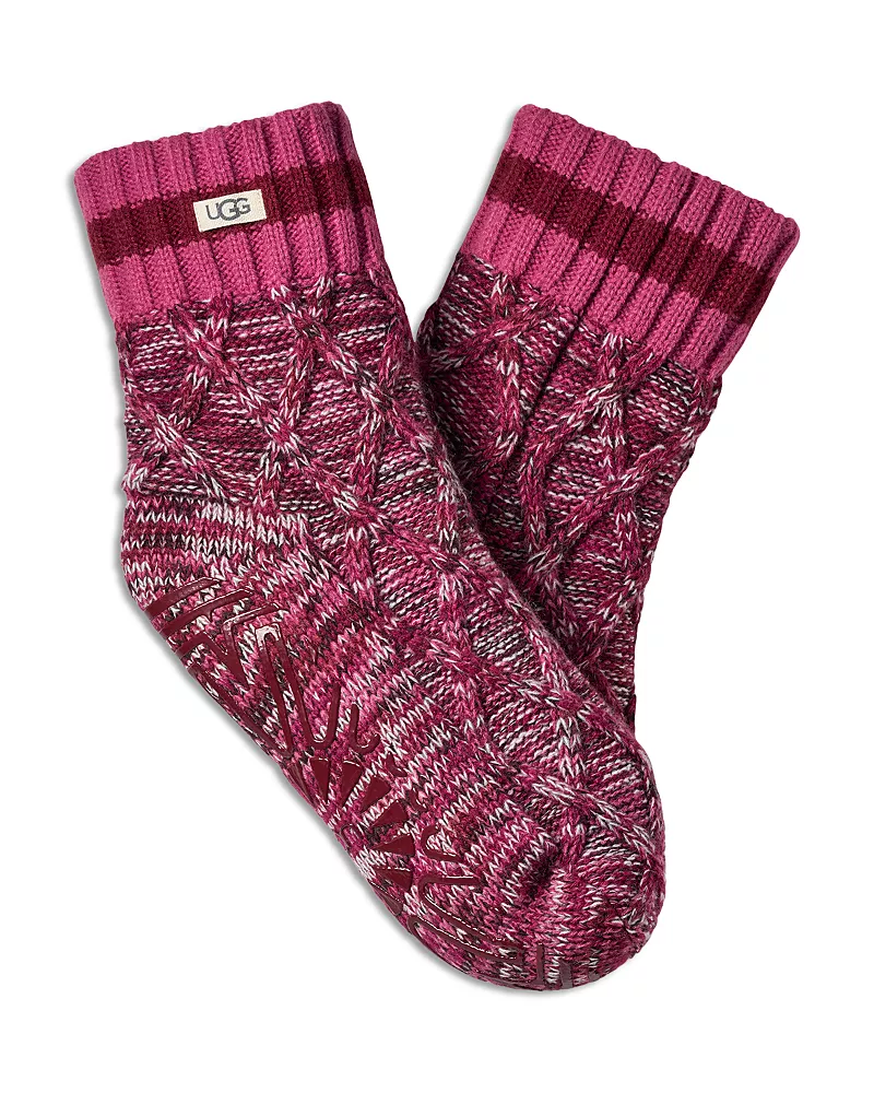 Ugg Deedee Fleece Lined Quarter Ii Socks