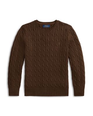 Boys' Cable-Knit Cotton Sweater - Little Kid, Big Kid