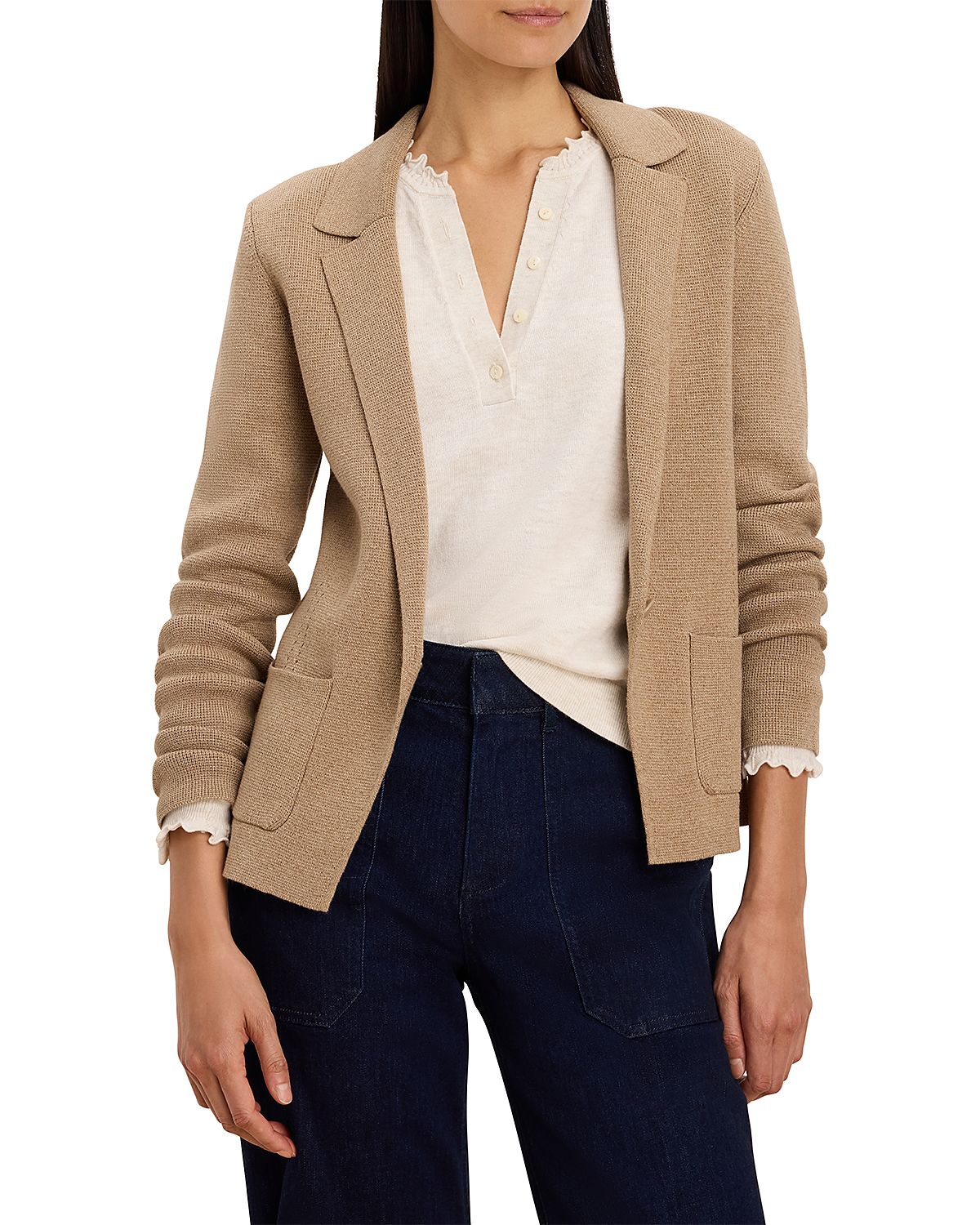 Nic+Zoe Elegant Knit Tailored Blazer