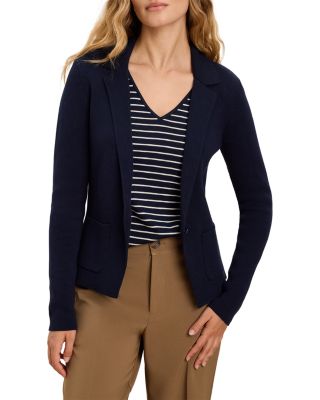 Elegant Knit Tailored Blazer