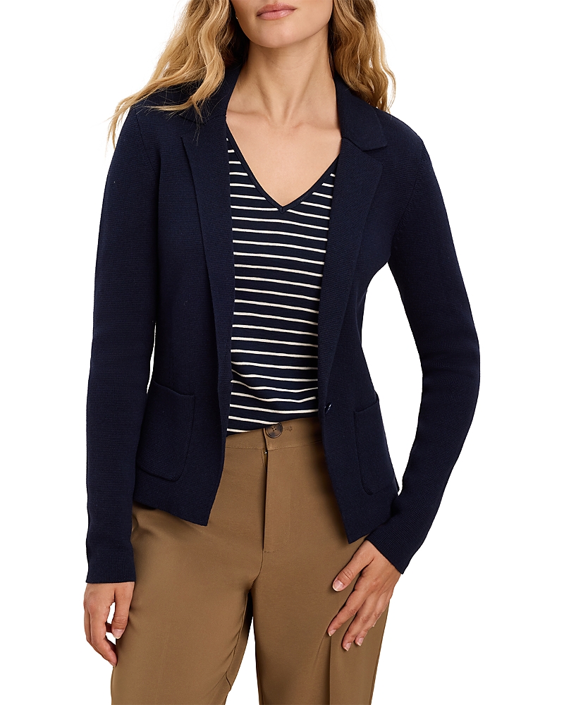 Nic+zoe Elegant Knit Tailored Blazer