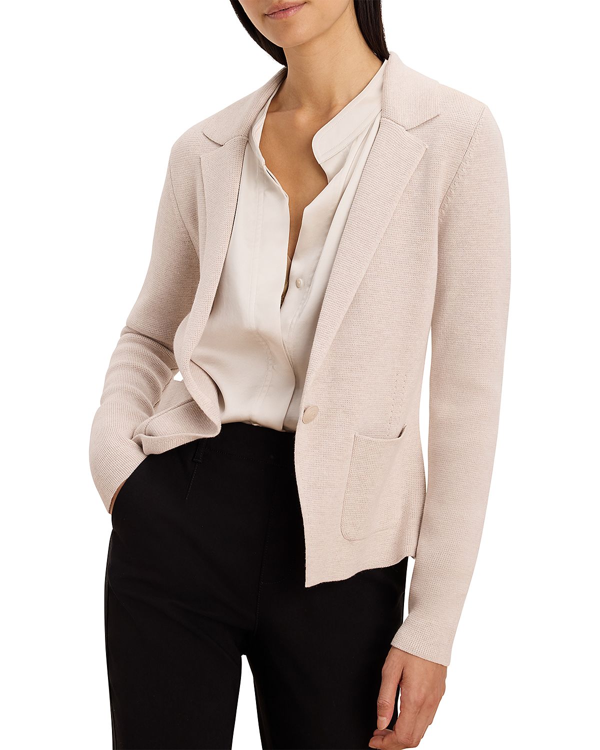Nic+Zoe Elegant Knit Tailored Blazer