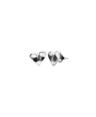  Sterling Silver Plated Heart Earrings