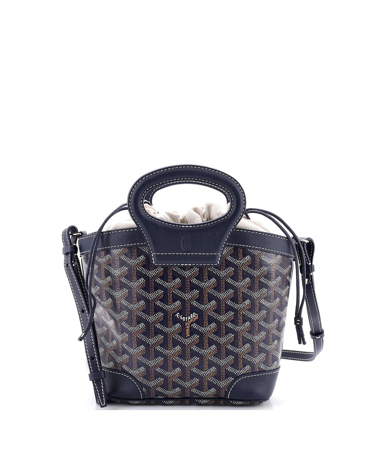 Pre-Owned Goyard Mini Beluga Bag Coated Canvas
