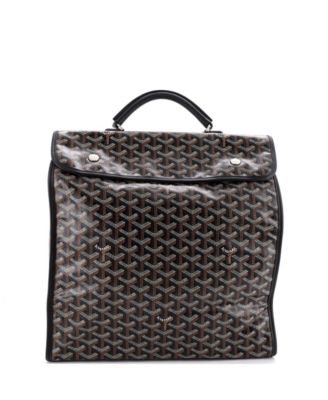   Saint Leger Briefcase Backpack Coated Canvas