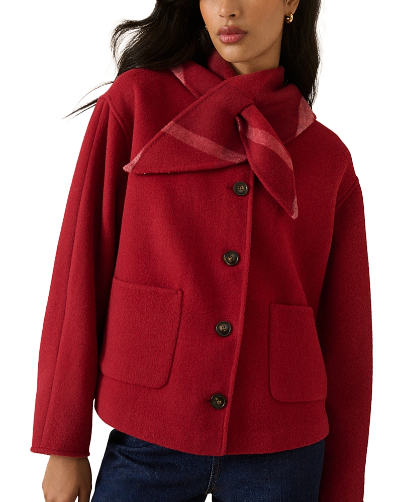 Nobody's Child Tie Neck Double Faced Jacket