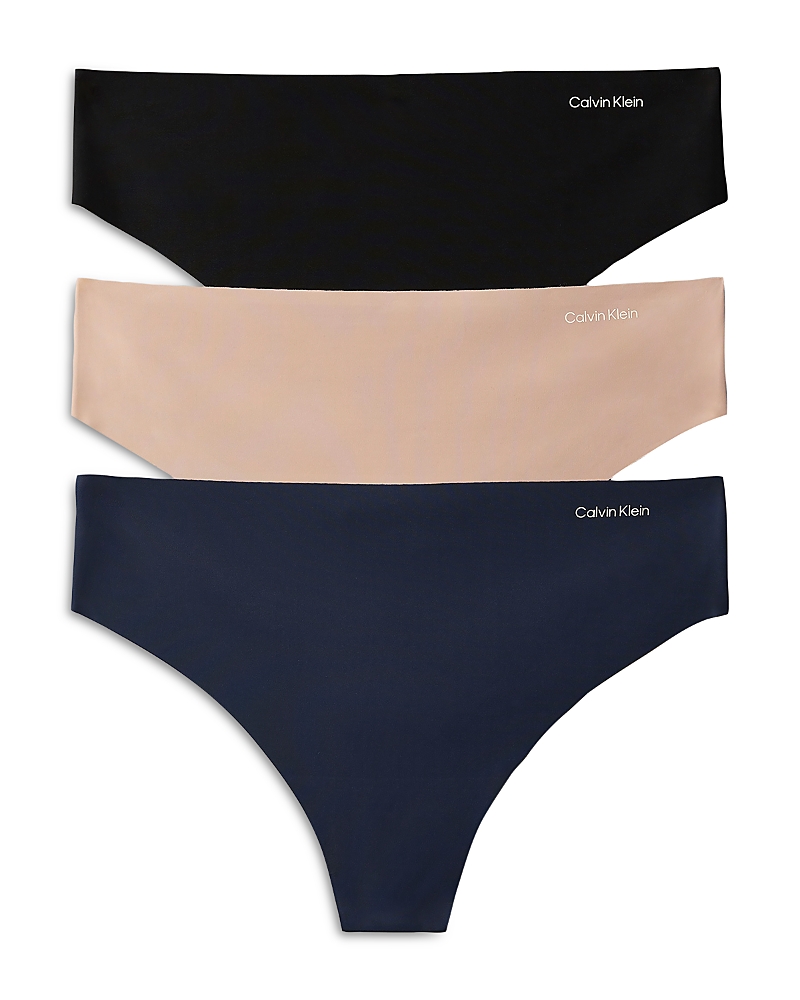 Calvin Klein Invisibles Thong, Pack of 3