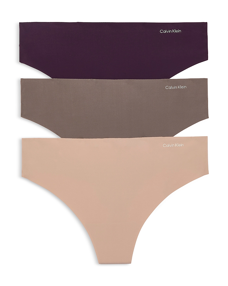 Calvin Klein Invisibles Thong, Pack of 3