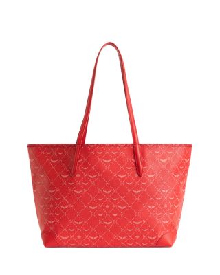 Z Shopper Monogram Coated Canvas Tote