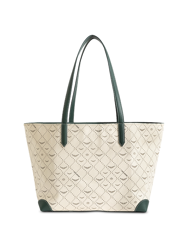 Zadig & Voltaire Z Shopper Extra Large Monogram Coated Canvas Tote